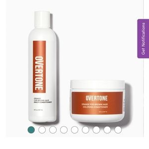 Overtone Orange for Brown Hair Duo